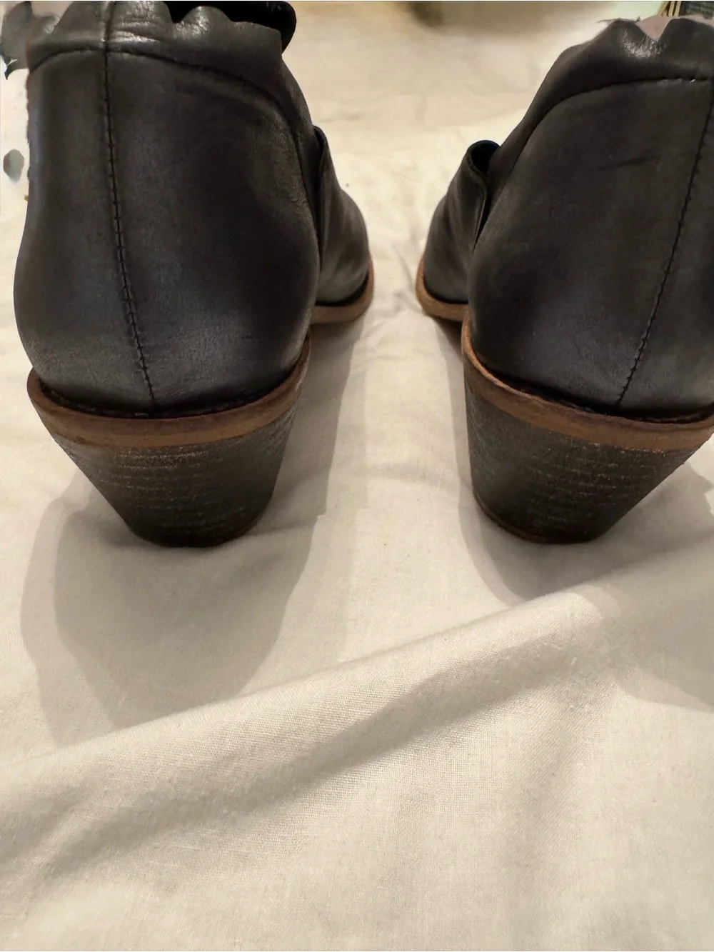 Kelsi Dagger Brooklyn Womens Black Metallic Leather Booties